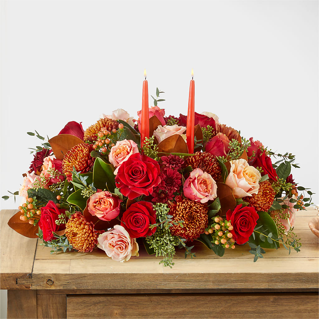 Gather Near Centerpiece – Floral Boutique, Lynnfield MA