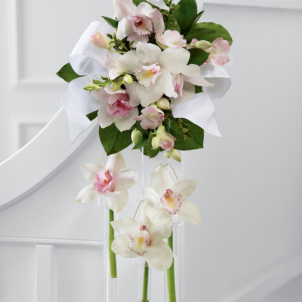 Perfect Entrance Pew Arrangement – Floral Boutique, Lynnfield MA