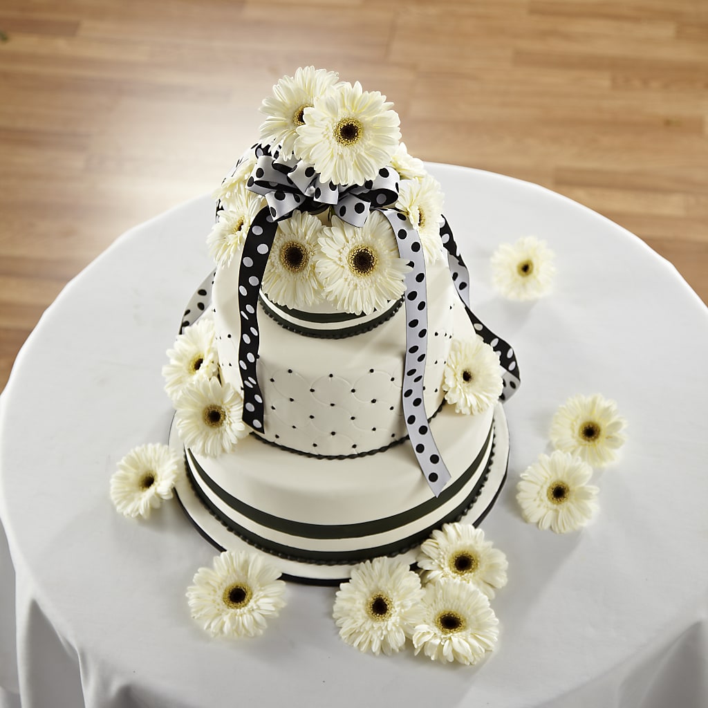 Simple Sophistication Cake Décor – Floral Boutique, Lynnfield MA