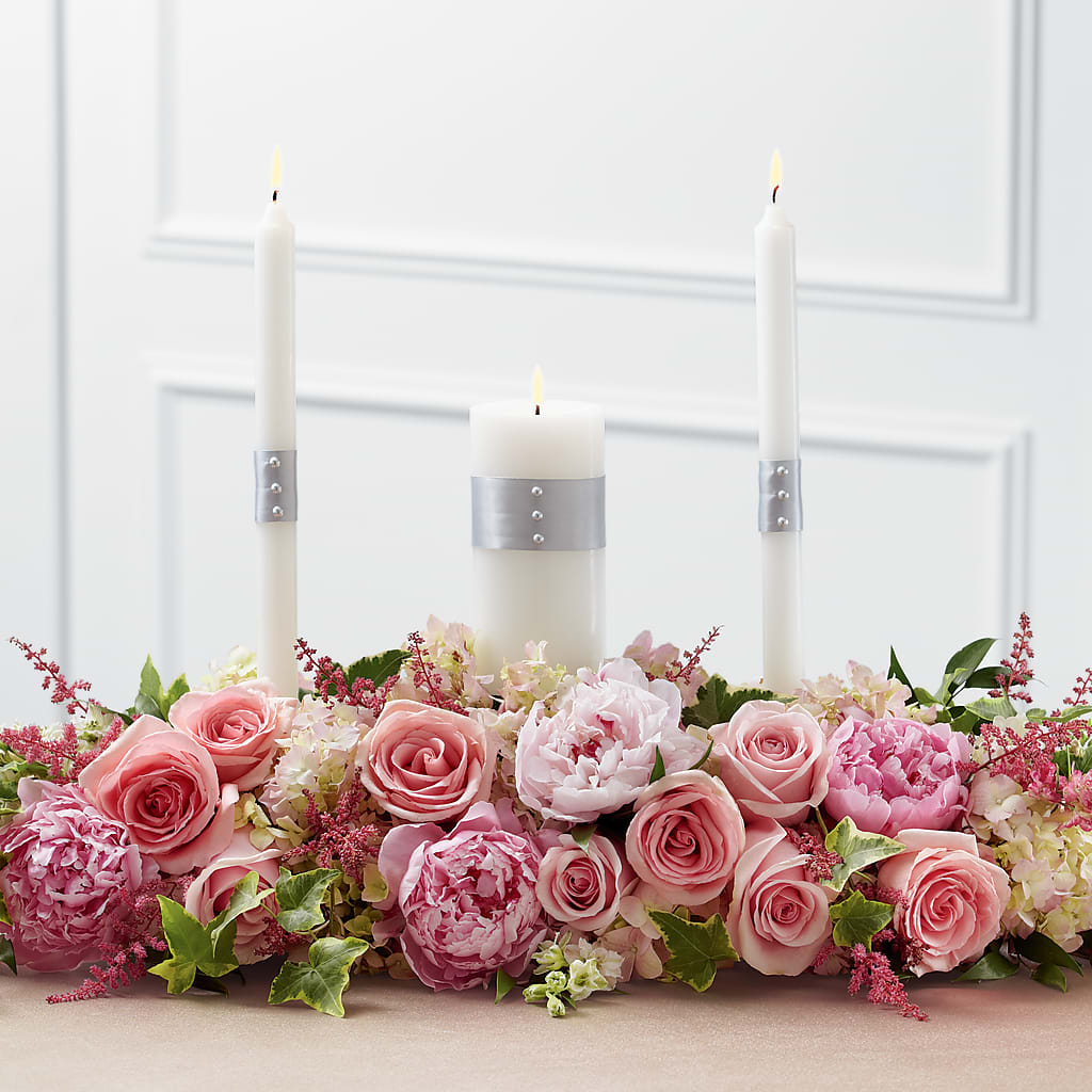 Worldwide Romance Unity Candle Arrangement – Floral Boutique, Lynnfield MA