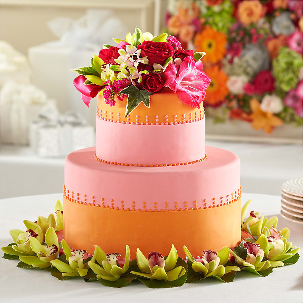 Sweet Citrus Cake Decor – Floral Boutique, Lynnfield MA
