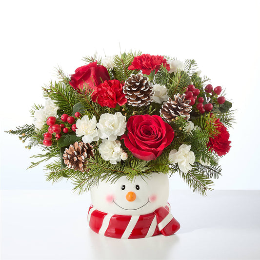 Jolly Snowman Bouquet –  Floral Boutique, Lynnfield MA