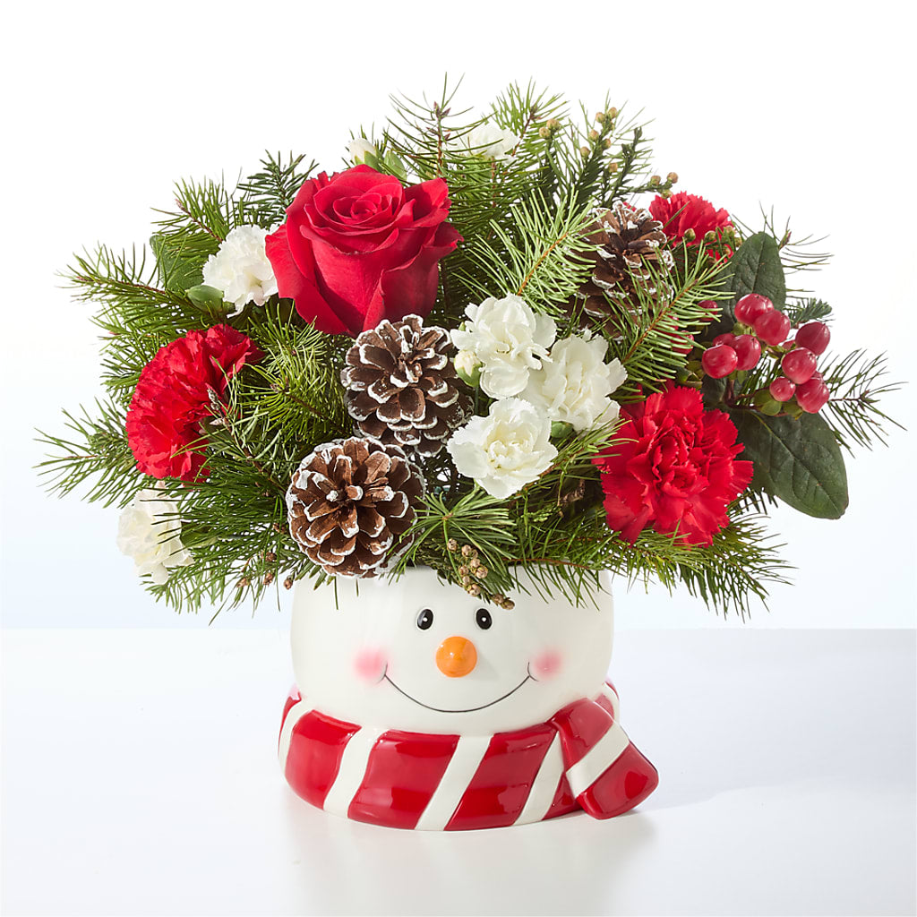 Jolly Snowman Bouquet –  Floral Boutique, Lynnfield MA