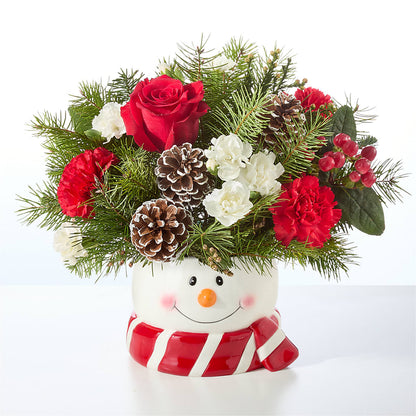 Jolly Snowman Bouquet –  Floral Boutique, Lynnfield MA