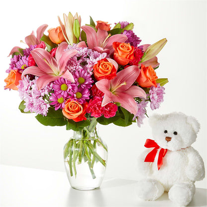 One and Only Bouquet and Bear Bundle –  Floral Boutique, Lynnfield MA