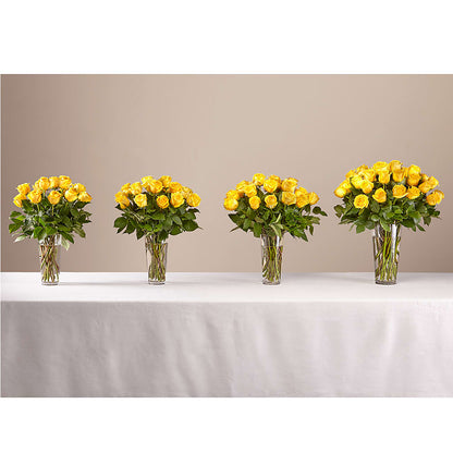 Long Stem Yellow Rose Bouquet –  Floral Boutique, Lynnfield MA