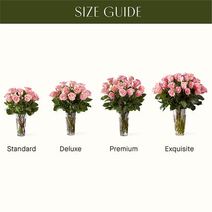 Long Stem Pink Rose Bouquet –  Floral Boutique, Lynnfield MA
