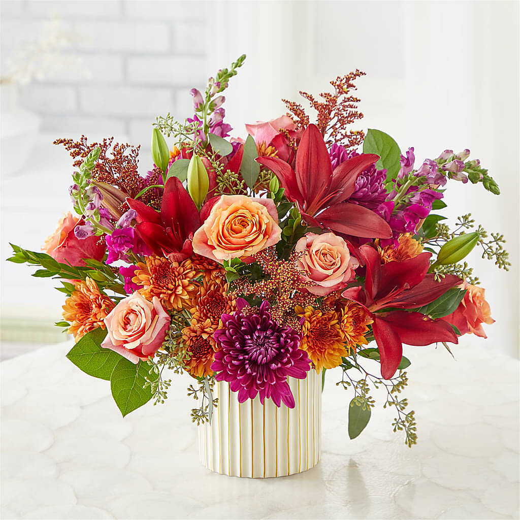 Burgundy Landscape Bouquet –  Floral Boutique, Lynnfield MA