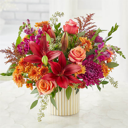 Burgundy Landscape Bouquet –  Floral Boutique, Lynnfield MA