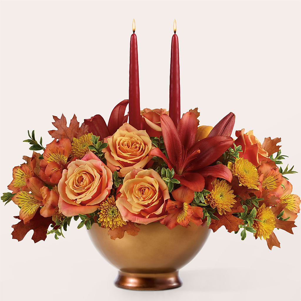 Harvest Table Centerpiece –  Floral Boutique, Lynnfield MA