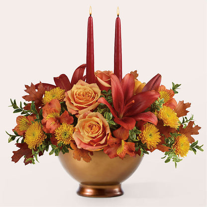 Harvest Table Centerpiece –  Floral Boutique, Lynnfield MA