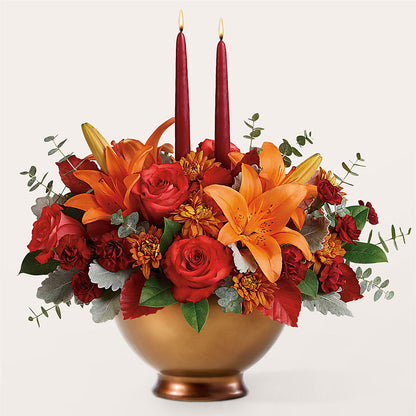 Fruits of Fall Centerpiece –  Floral Boutique, Lynnfield MA