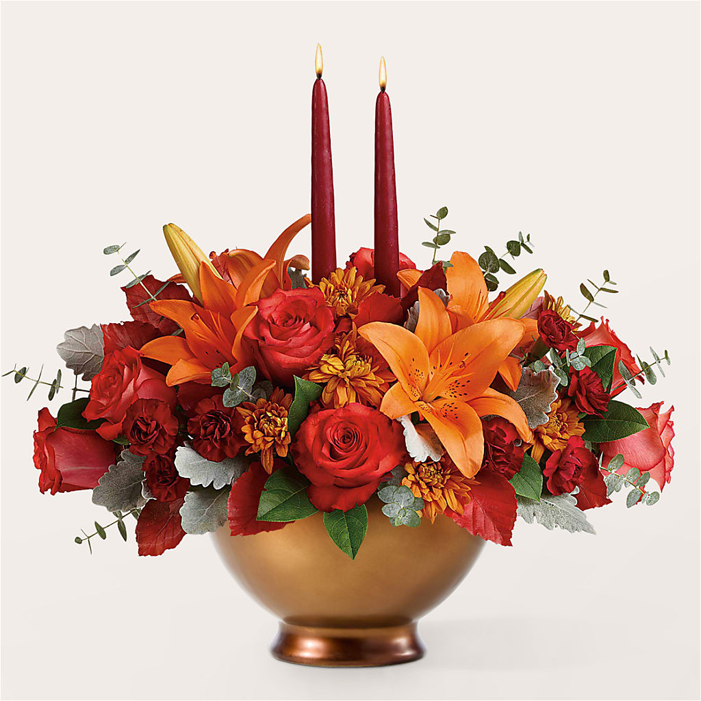 Fruits of Fall Centerpiece –  Floral Boutique, Lynnfield MA