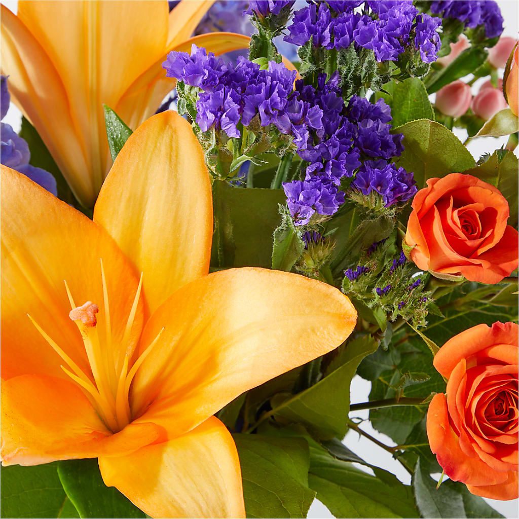 Radiant Citrus Bouquet –  Floral Boutique, Lynnfield MA