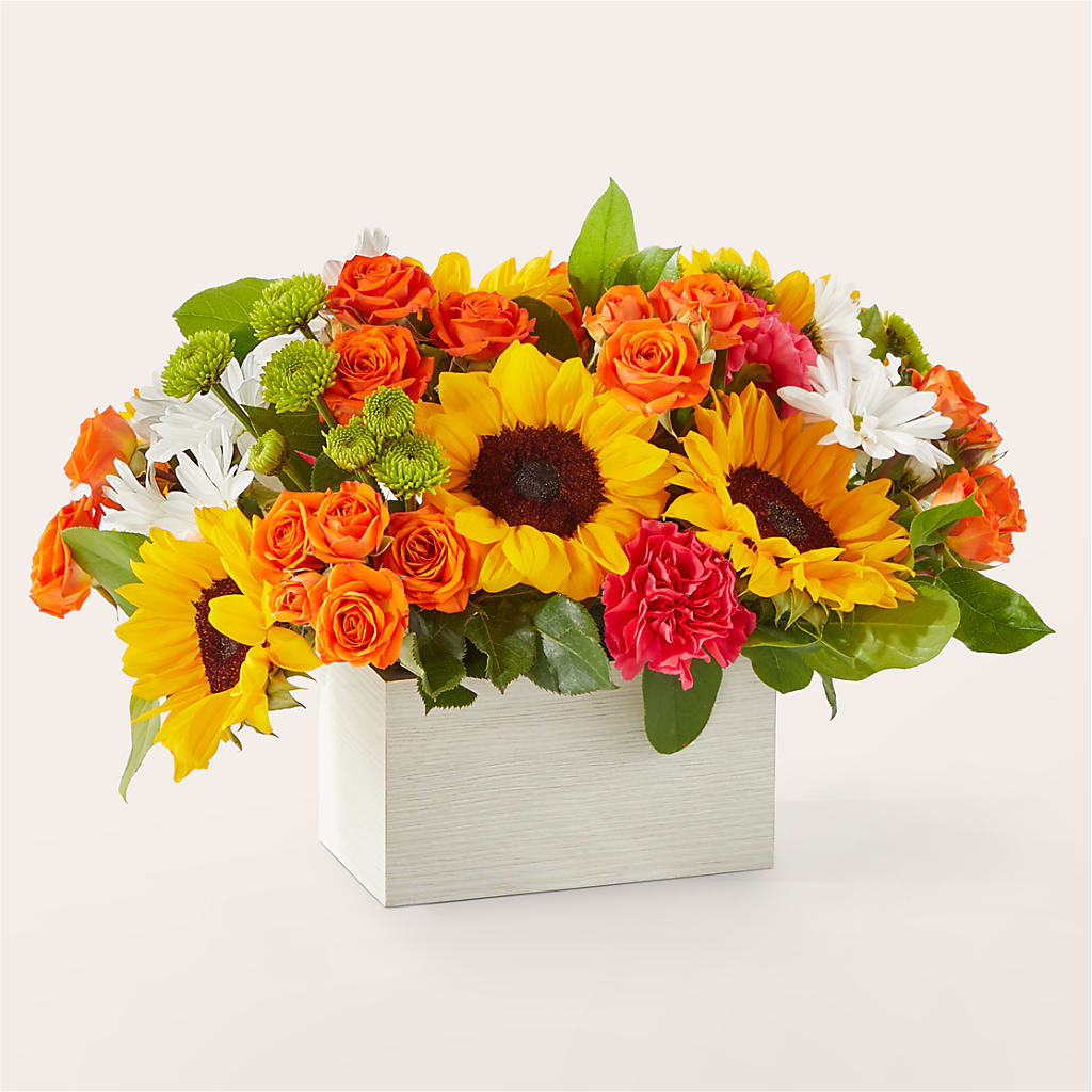 Sun-drenched Blooms Box Bouquet –  Floral Boutique, Lynnfield MA
