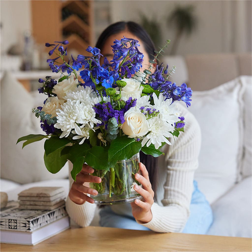 Cerulean Waves Bouquet –  Floral Boutique, Lynnfield MA