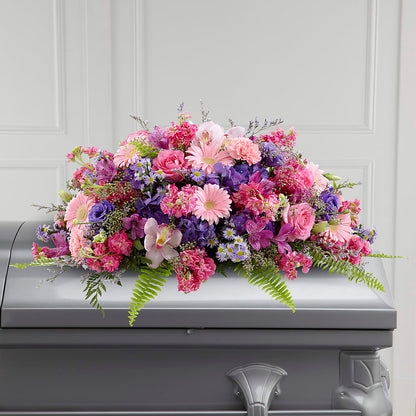 Glorious Garden Casket Spray –  Floral Boutique, Lynnfield MA