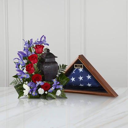 Patriotic Tribute Arrangement –  Floral Boutique, Lynnfield MA
