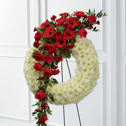 Graceful Tribute Wreath –  Floral Boutique, Lynnfield MA