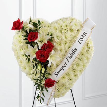 Heartfelt Hero Standing Heart –  Floral Boutique, Lynnfield MA