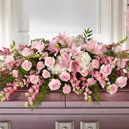 Life & Remembrance Casket Spray –  Floral Boutique, Lynnfield MA