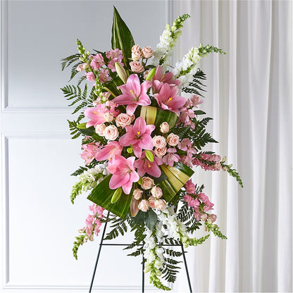 Elegant Embrace Standing Spray –  Floral Boutique, Lynnfield MA