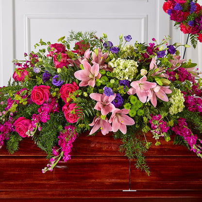 Radiant Tribute Casket Spray –  Floral Boutique, Lynnfield MA