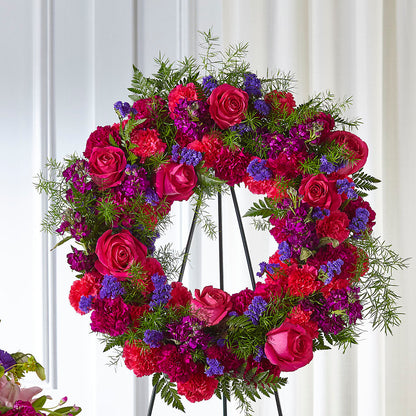 Calming Colors Wreath –  Floral Boutique, Lynnfield MA