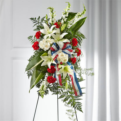 Stars of Life Standing Spray –  Floral Boutique, Lynnfield MA