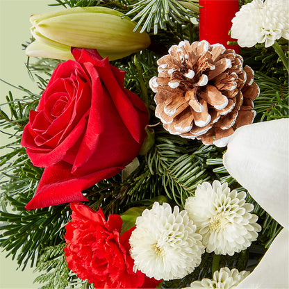 Seasonal Festivities Centerpiece –  Floral Boutique, Lynnfield MA