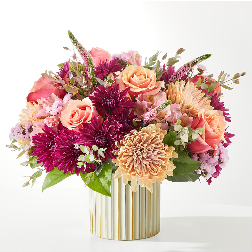 Berry Cobbler Bouquet with Ivory Vase –  Floral Boutique, Lynnfield MA