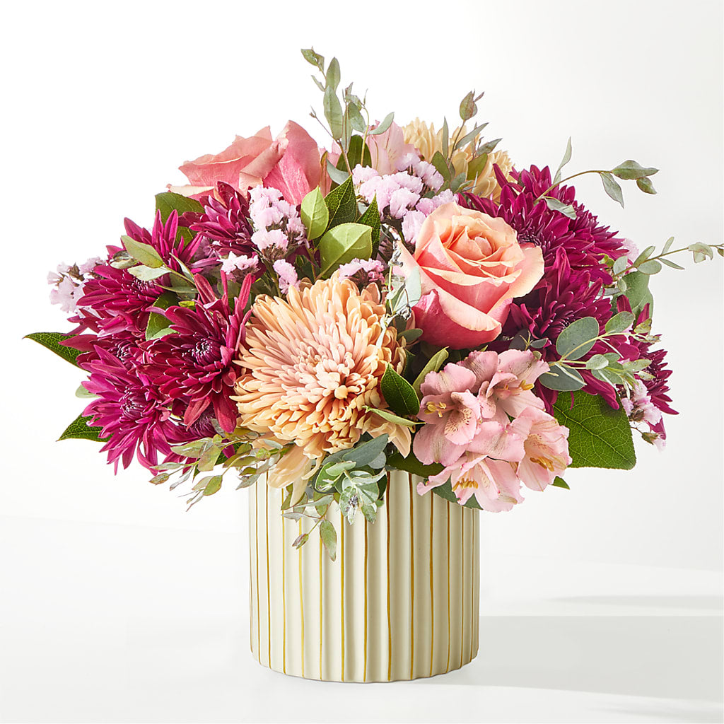 Berry Cobbler Bouquet with Ivory Vase –  Floral Boutique, Lynnfield MA