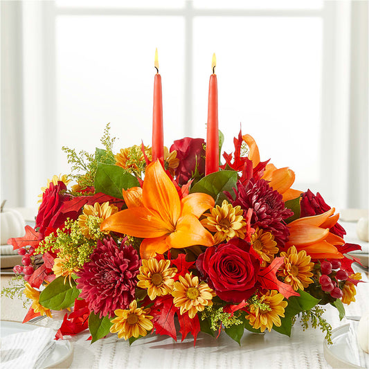 Autumn's Embrace Centerpiece –  Floral Boutique, Lynnfield MA