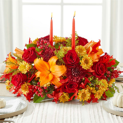 Autumn's Embrace Centerpiece –  Floral Boutique, Lynnfield MA