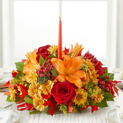 Autumn's Embrace Centerpiece –  Floral Boutique, Lynnfield MA