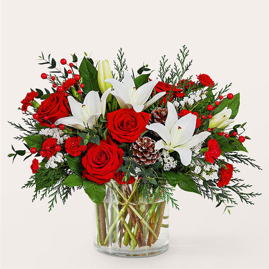 Best in Snow Bouquet –  Floral Boutique, Lynnfield MA