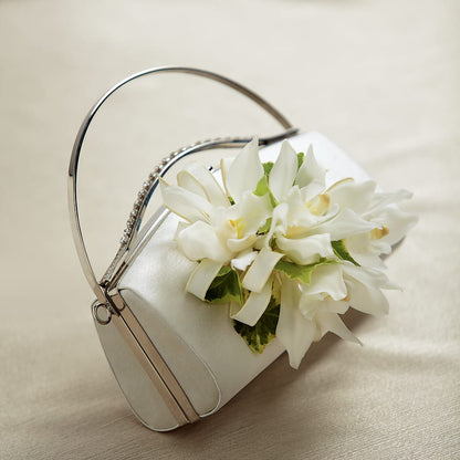 White Purse Decor –  Floral Boutique, Lynnfield MA