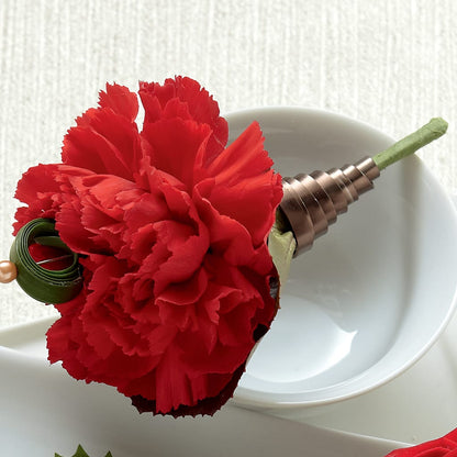 Red Carnation Boutonniere –  Floral Boutique, Lynnfield MA