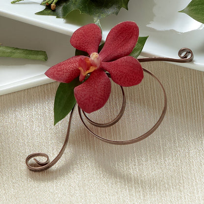 Red Mokara Boutonniere –  Floral Boutique, Lynnfield MA